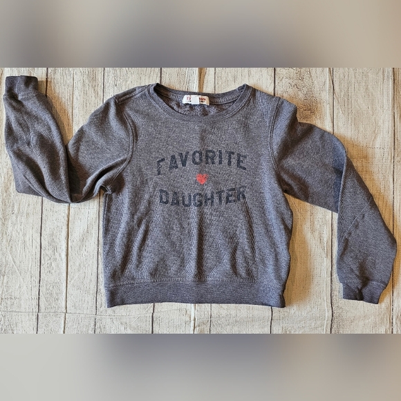 Erin & Sara x Suburban Riot Girl Size Small Favorite Daughter Crewneck Sweatshir - Picture 1 of 6